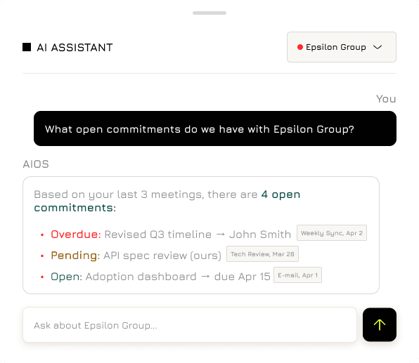 Ask anything AI chat